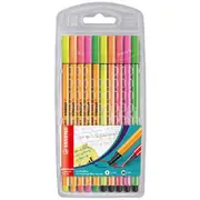 Stabilo Point 68 and 88 Fineliners Neon 10 Pack
