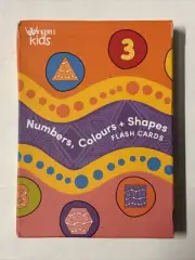 Wingaru Kids, Numbers, Colours + Shapes Flash Cards