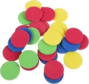 FELTECHELECTR 4-Pack Launcher Toy Miniature Foam Chips for Children's Toys Foam Discs Shooter Toy Replacement Chips Safe and Fun