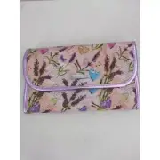 Tahari Hanging Case Travel Lilac Sweethearts Cosmetics Lingerie NEW Floral