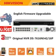 HIK NVR DVR DS-7616NI-K2/16P 16CH 16 POE 4K H.265 For HIKVISION IP Camera