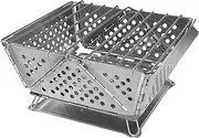 Generic Folding Fire Pit Camping Grill Stove Burner Versatile Portable Campfire Grill for Garden Terrace Parties Accessory