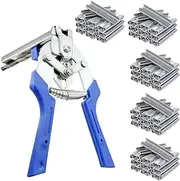 Hog Ring Pliers, Type M Multi-function Cage Clips, Tools Home Improvement for Poultry Home Animal Upholstery Bird Crafts Fencing Wire Construction