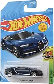 Hot Wheels Exotics 7/10 '16 Bugatti Chiron 236/250, Blue