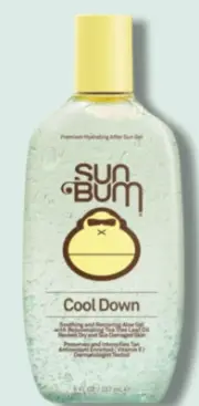 Sun Bum ~ After Sun Cool Down Gel After Sun Skin Care ~ 8 Oz