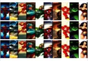 A4 Superhero Edible Icing Image Border Cake Wrap Paper Sheet Printed
