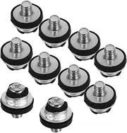 Cabilock 10pcs Mini Screws for Computer Hard Disk Drive Shock Absorption Precision Mini Computer Screws Electronics Repair Hard Disk Drive Mounting Computer Case Gaming PC Parts