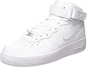 Nike Women’s Air Force 1 '07 Mid Shoes, White/White
