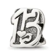 Silver Reflections Sweet 15 Bead QRS1437