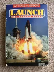 Vintage Launch The Screen Saver PC 3.5 Floppy Disk For Windows 3.1 CIB Complete