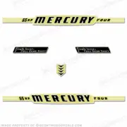 Fits Mercury 1963 65HP Outboard Engine Decals