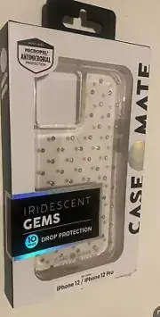 CASE-MATE IRIDESCENT GEMS 10ft Drop Protection Case for iPhone 12/12 Pro