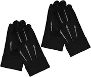 BESTOYARD 2Pairs Touchscreen Motorcycle Gloves for Men Women Windproof Full Finger Design Warm Gloves for Winter Riding Cold Weather Activities