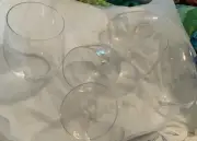 EXCELLENT COND Set of 6 Riedel Viognier/Chardonnay Stemless White Wine Glasses