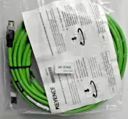 Keyence OP-87459 Ethernet Cable (M12 4-pin / RJ45) 10m New