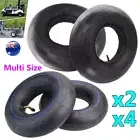 2/4X Inner Tubes Tyre Bent/Straight Valve for Trolley Cart Mower Wheelbarrow ATV