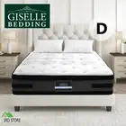 Giselle 36CM DOUBLE Mattress Bed 7 Zone Euro Top Pocket Spring Medium Firm Foam