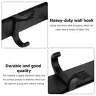 Heavy Duty Wall Mounted Coat Rack Hook Hats Coat Hanger 5 Moveable Double PL