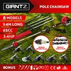 Giantz Petrol Pole Chainsaw Chain Saw Hedge Trimmer Brush Cutter Multi Tools