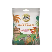 Biona Organic Sour Snakes 75g (Pack of 10)