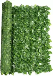 Artificial Hedge Fence - Artificial Greenery Barrier, Synthetic Faux Privacy Scr