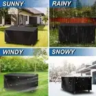 210D Oxford Rain Snow Chair Covers Sun Lounger Cover For Sofa Table Chair