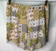 AUTOGRAPH MULTI COLOUR PATCHWORK PATTERN SHORTS SZ 22 NEW COMFORTABLE