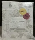 CABBAGES & ROSES Cotton Percale 3 Pc Duvet Cover Set Burleigh Linen KING NIP!