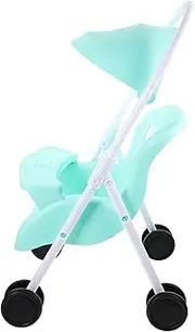 Simulation Doll Stroller for Realistic Pushchair for Pretend Play Lightweight Stroller for Dolls for