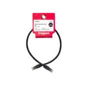 Legrand 0.5m Black Cat6 RJ45 UTP Patch Lead
