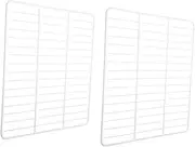 ABOOFAN Freezer Organiser Dividers Refrigerator Compartment Shelves Metal Partition for Deep Freezer Storage