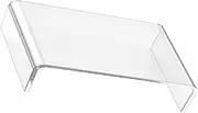 Heavy Duty Monitor Stand Heightening Base for Desktop Ergonomic Computer Display Riser for Office Use Stylish Transparent Design Suitable for Monitors and Laptops