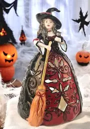 Blue Sky Clayworks ELEGANT WITCH 17” LARGE Tea Light Candle Holder NWT