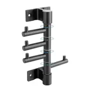 Wall Mounted Towel Hooks Rotating Coat Hooks With 4 Swivel Arms For Bathroom