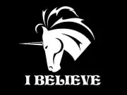 UNICORN I BELIEVE Vinyl Decal Car Wall Window Sticker CHOOSE SIZE COLOR