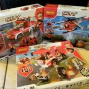NIB COGO Firefighter Block Sets (3 COMPLETE SETS UNOPENED)
