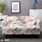 1/2/3/4 Seater & L Shape Sofa Covers Couch Slipcover Tropical Flamingos