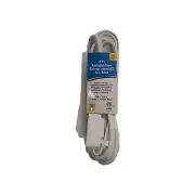 Extension Cord 6 ft. White 3 Outlets 16 Gauge