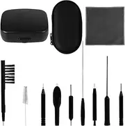 12pcs Hearing Aid Cleaning Kits, Hearing Aid Cleaning Tools Opticon Hearing Aid Cleaning Tools with Storage Case for Hearing Aid Headphones Earbuds