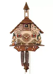 HerrZeit by Adolf Herr Cuckoo Clock - Happy Siblings AH 240/1 NEW