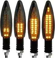 Indicators Flowing Turn Signal Motorcycle Turn Signals Light E24 Built LED Relay Flasher Waterproof Motorcycle Lights LED Turn Signals Indicators Turn Signal Indicator (Size : Multi-Colored)