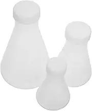 Gogogmee Lab Beakers Set for Boys and Girls Pcs Triangular Flask Scale Wide Mouth Erlenmeyer Flask for Science Exploration