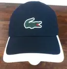 LACOSTE NAVY BLUE WITH WHITE TRIM ADJUSTABLE HAT