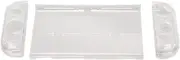Game Console Shell, Clear Gamepad Protective Shell Split Shockproof Replacement Console Case for Switch OLED 2021 for Joy Con