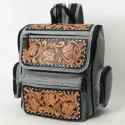 OH American Darling Backpack Beautifully Hand Tooled Genuine Leather women bag