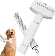 Dog Shedding Brush - Pet Hair Removal Comb | Ergonomic Portable Skin Friendly Comb for Shedding Detangling Massage Daily Care