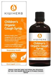 Kiwiherb Childrens Organic Cough Syrup 100ml