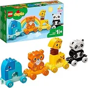 [LEGO] DUPLO® My First Animal Train 10955 Pull-Along Toddlers’ Animal Toy with an Elephant, Tiger, Giraffe and Panda