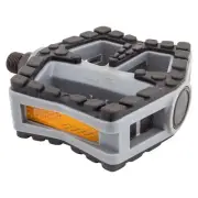 Cruiser 990 Bike Bicycle Platform Pedals 1/2" Grey Pair