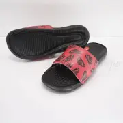 NIB Nike CN9678-601 Men's Victori One Slides Slip-on Sandals Black Red Size 9